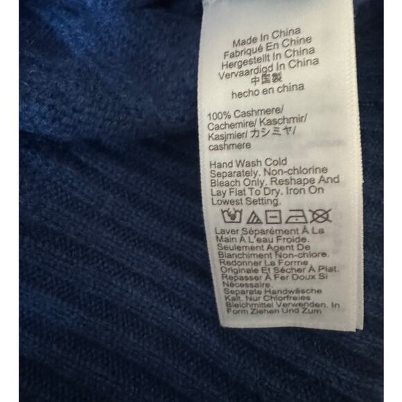 NWT J.Crew | 100% Cashmere Shrunken Cable-knit Crew Neck Sweater | Size Small - Picture 5 of 6